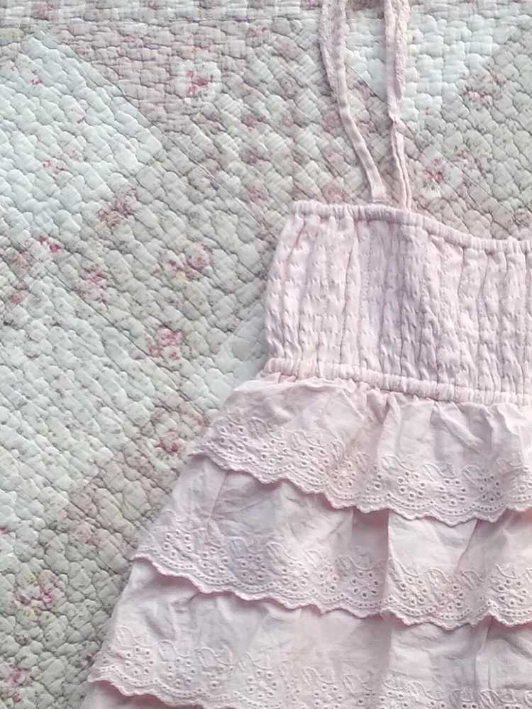 Ruffled Pink Tank Top - Image 4
