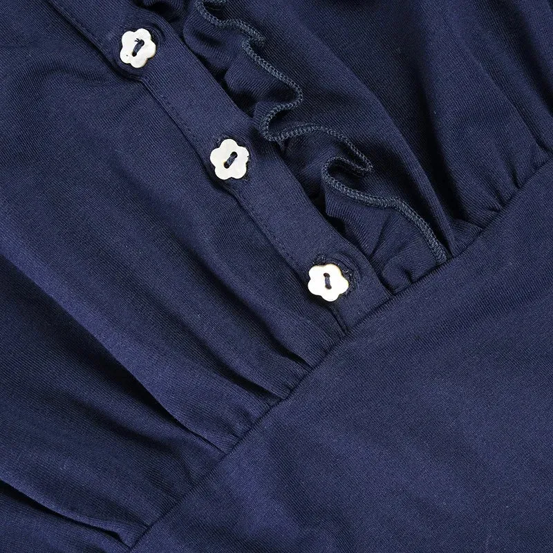 Ruffled Polo Mini Dress - Image 5