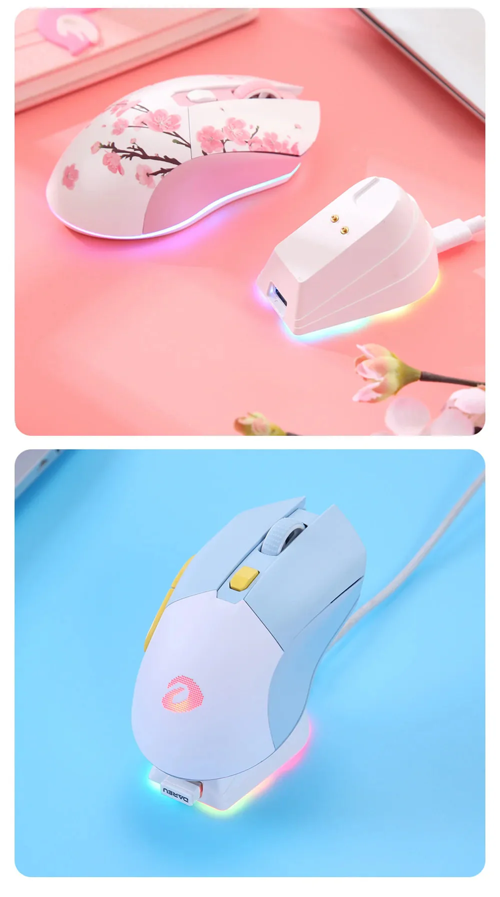 Sakura Blossom Gaming Mouse - Image 11