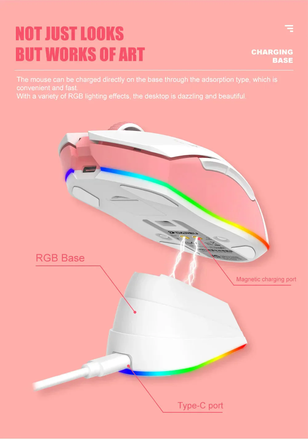 Sakura Blossom Gaming Mouse - Image 7