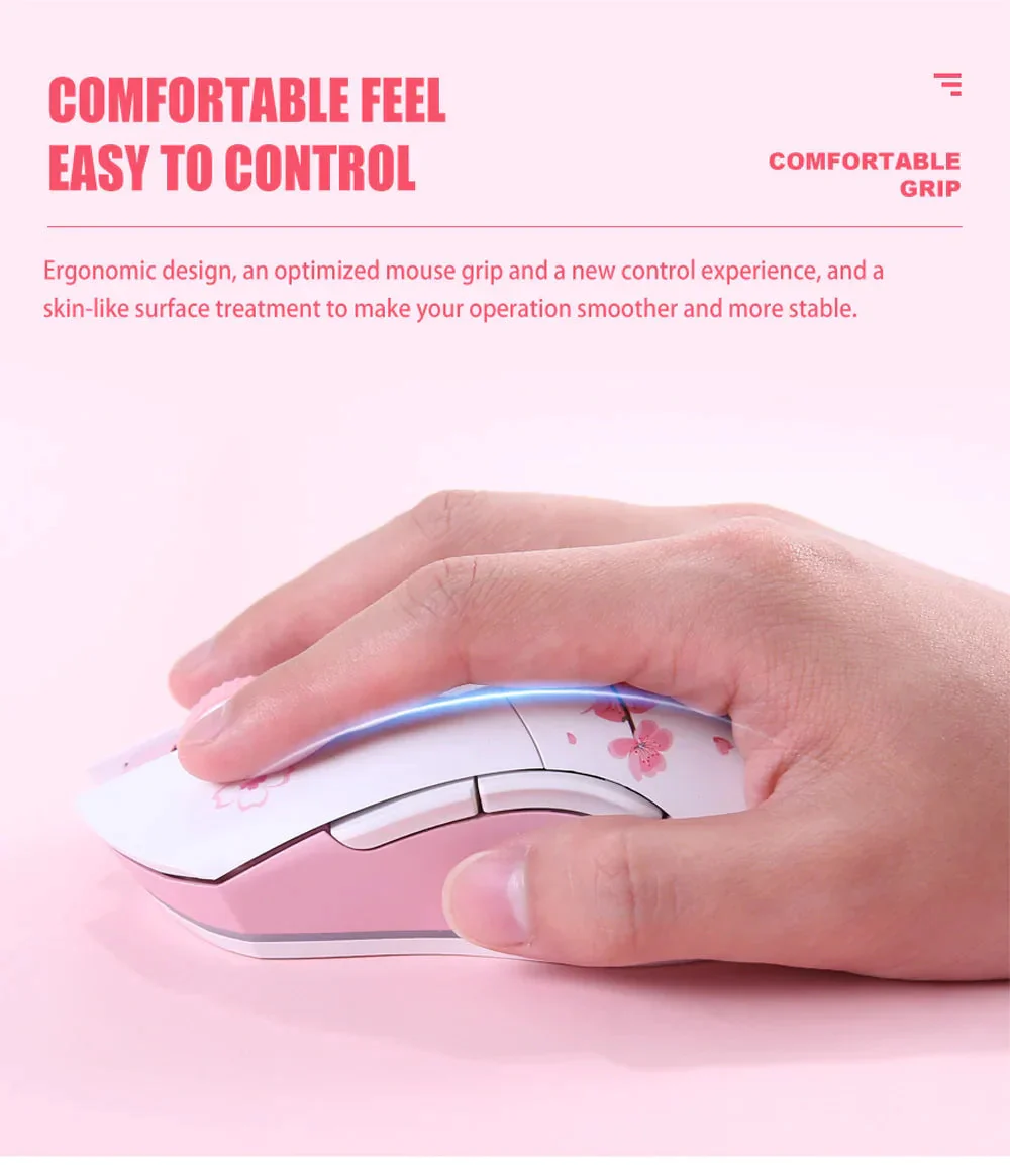 Sakura Blossom Gaming Mouse - Image 9