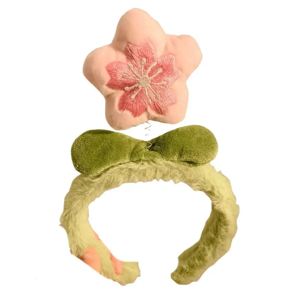 Sakura Blossom Plush Headband - Image 5