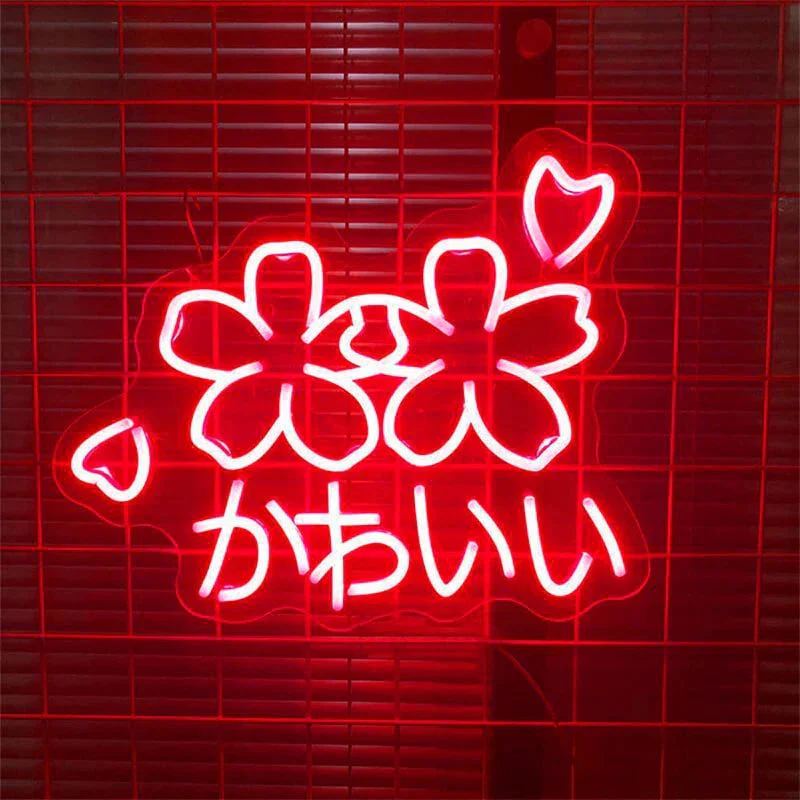 Sakura Flower Kawaii Neon Sign - Image 12
