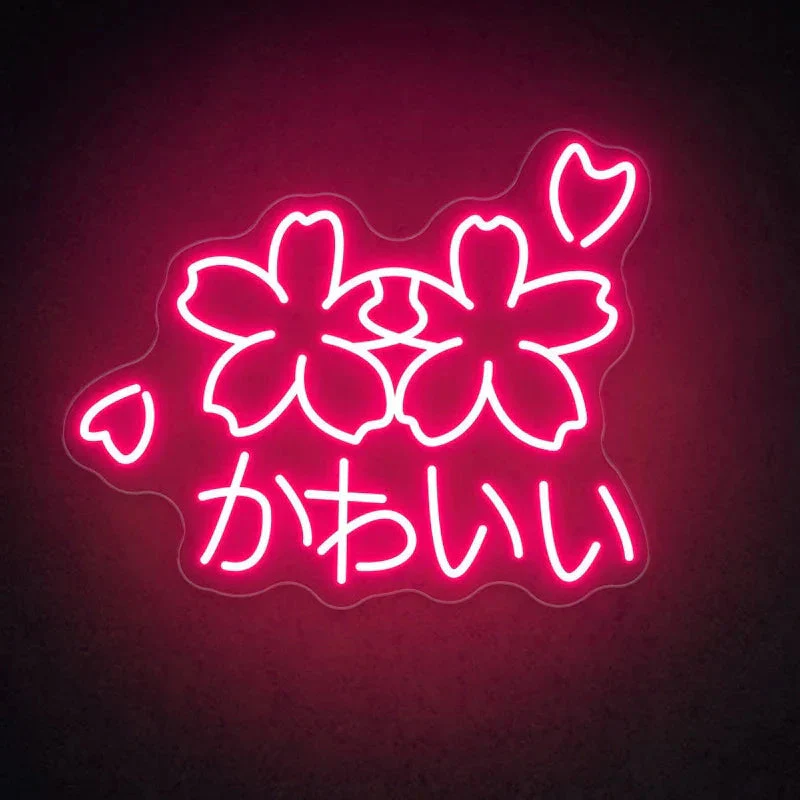 Sakura Flower Kawaii Neon Sign - Image 13