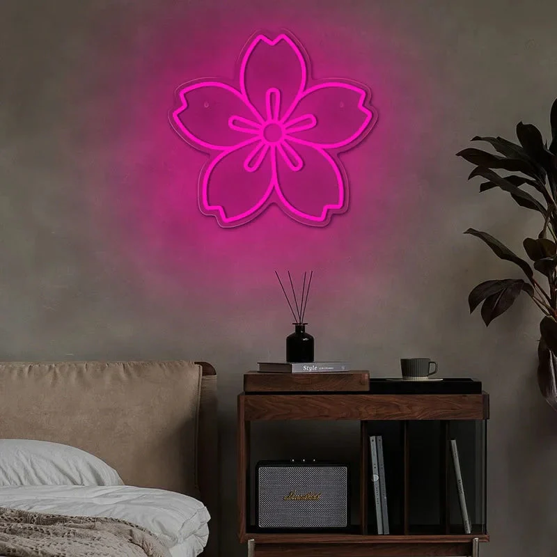 Sakura Flower Kawaii Neon Sign - Image 19