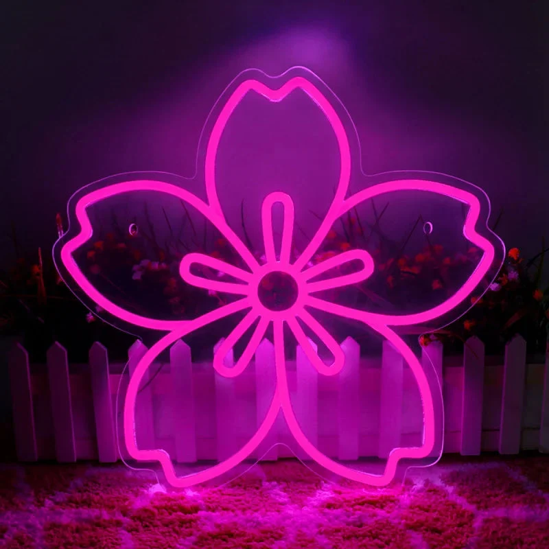 Sakura Flower Kawaii Neon Sign - Image 2