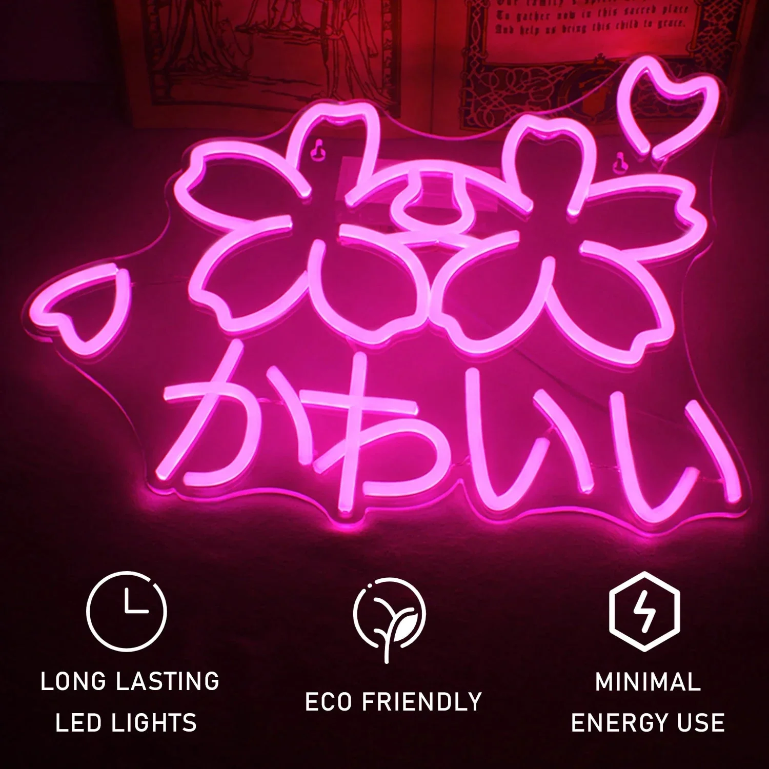 Sakura Flower Kawaii Neon Sign - Image 6