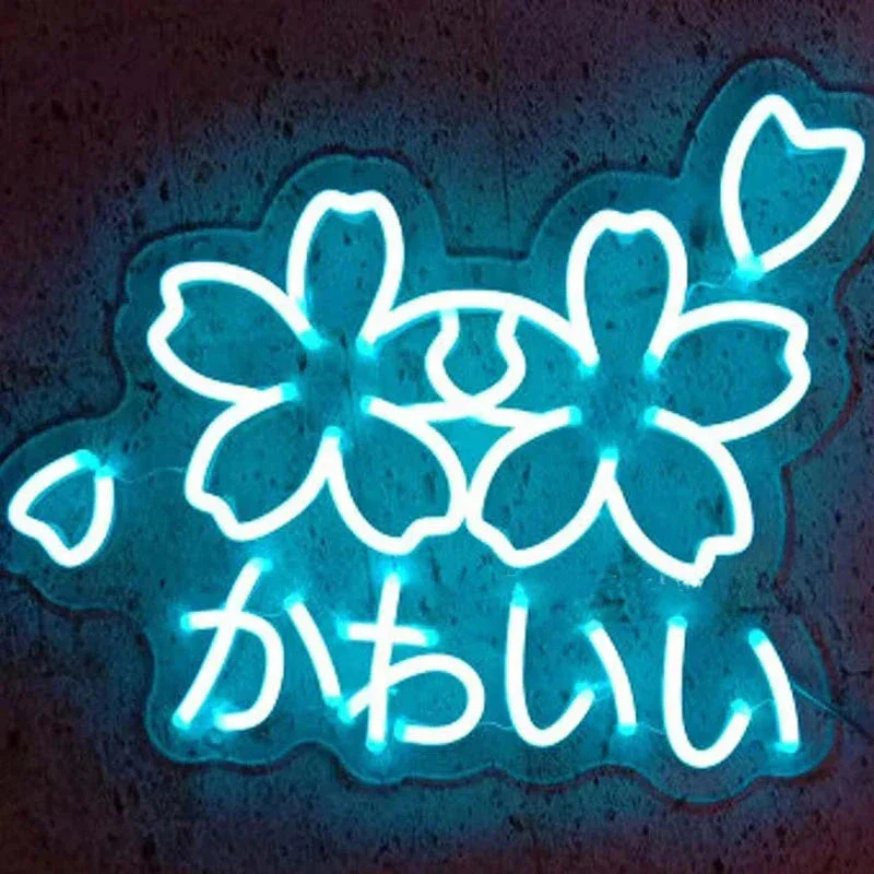 Sakura Flower Kawaii Neon Sign - Image 9