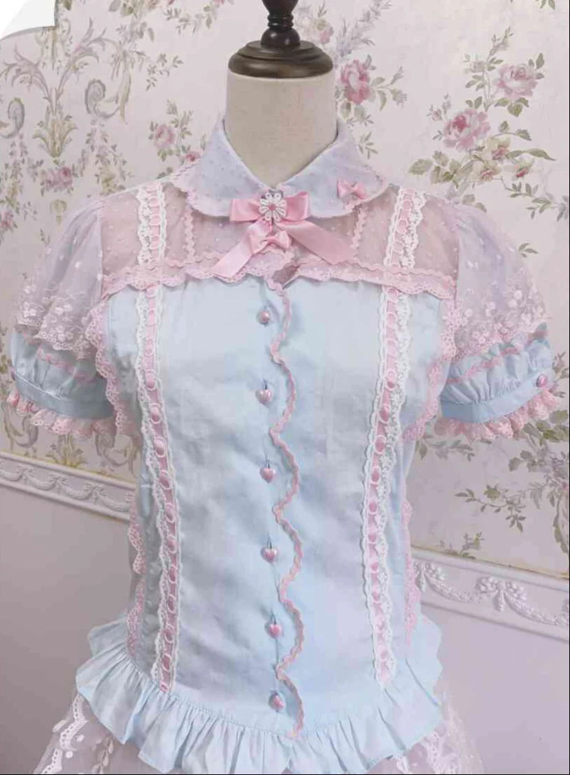 Sakura Lolita Inner Shirt - Image 3