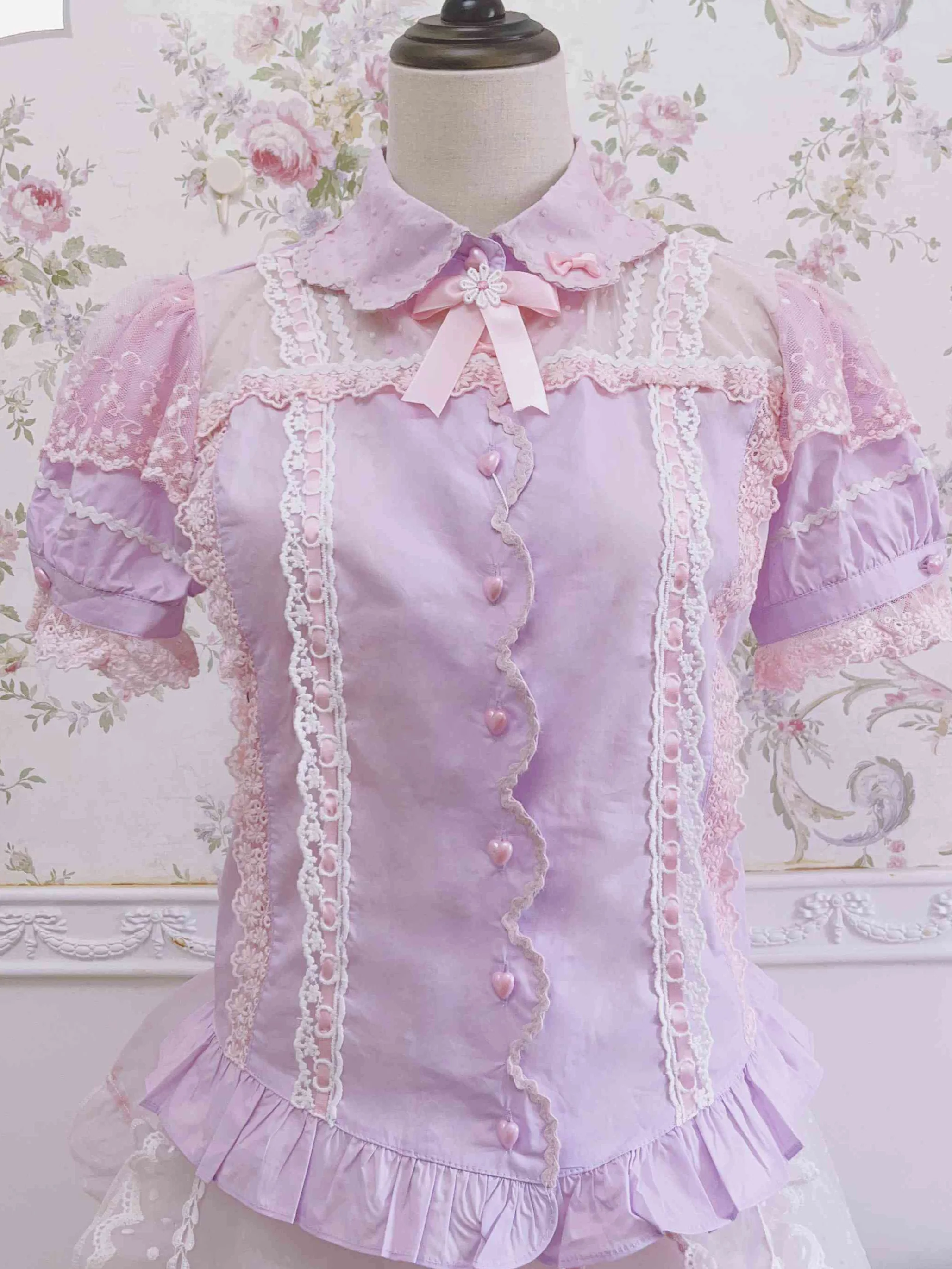 Sakura Lolita Inner Shirt - Image 4