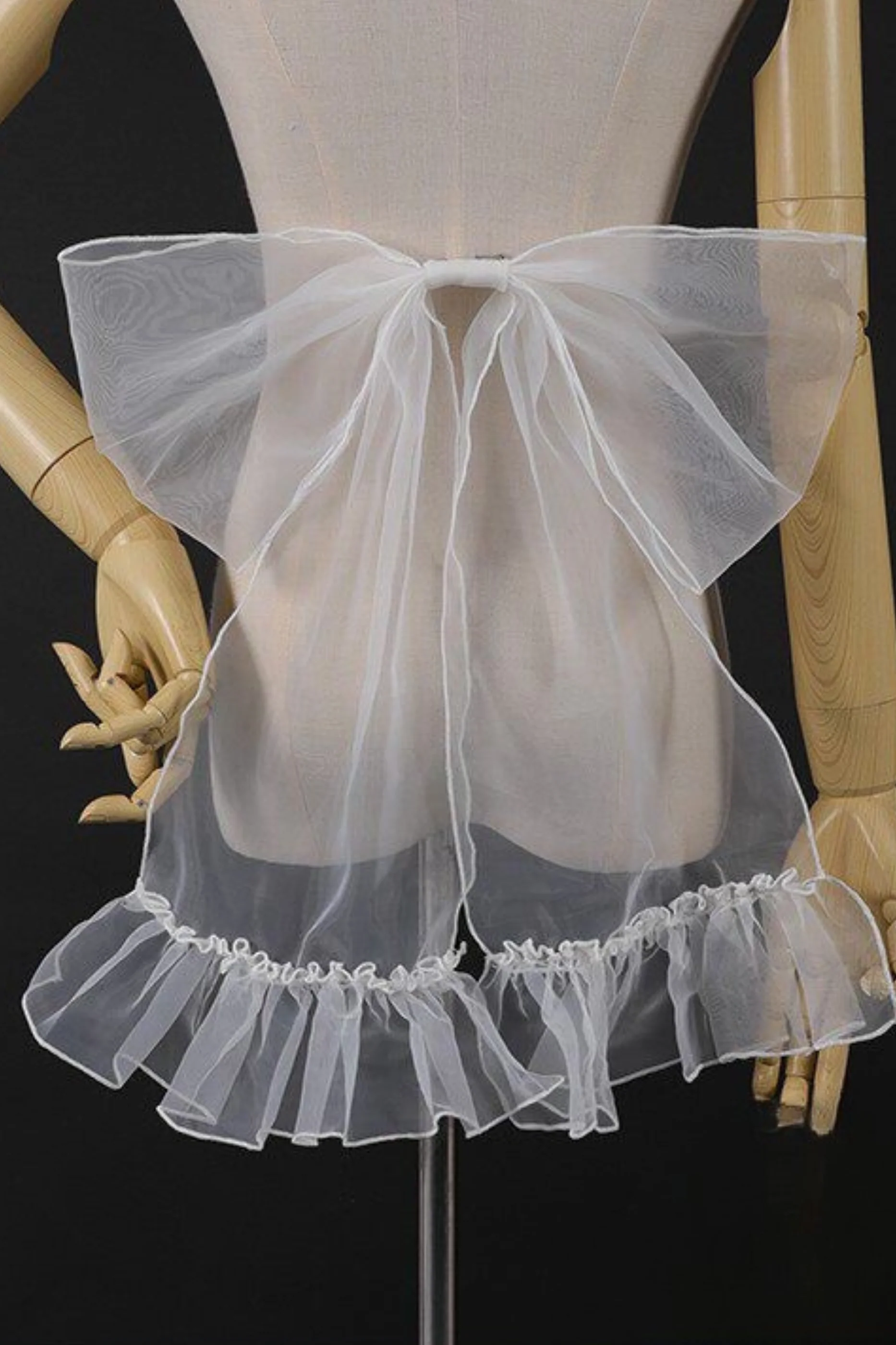Sakura Sweet China Lolita Shirt + Necklace + Bow + Veil + Clip - Image 52