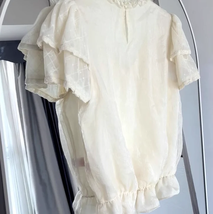 Plus Size Lolita Short Sleeve Shirt - Image 3