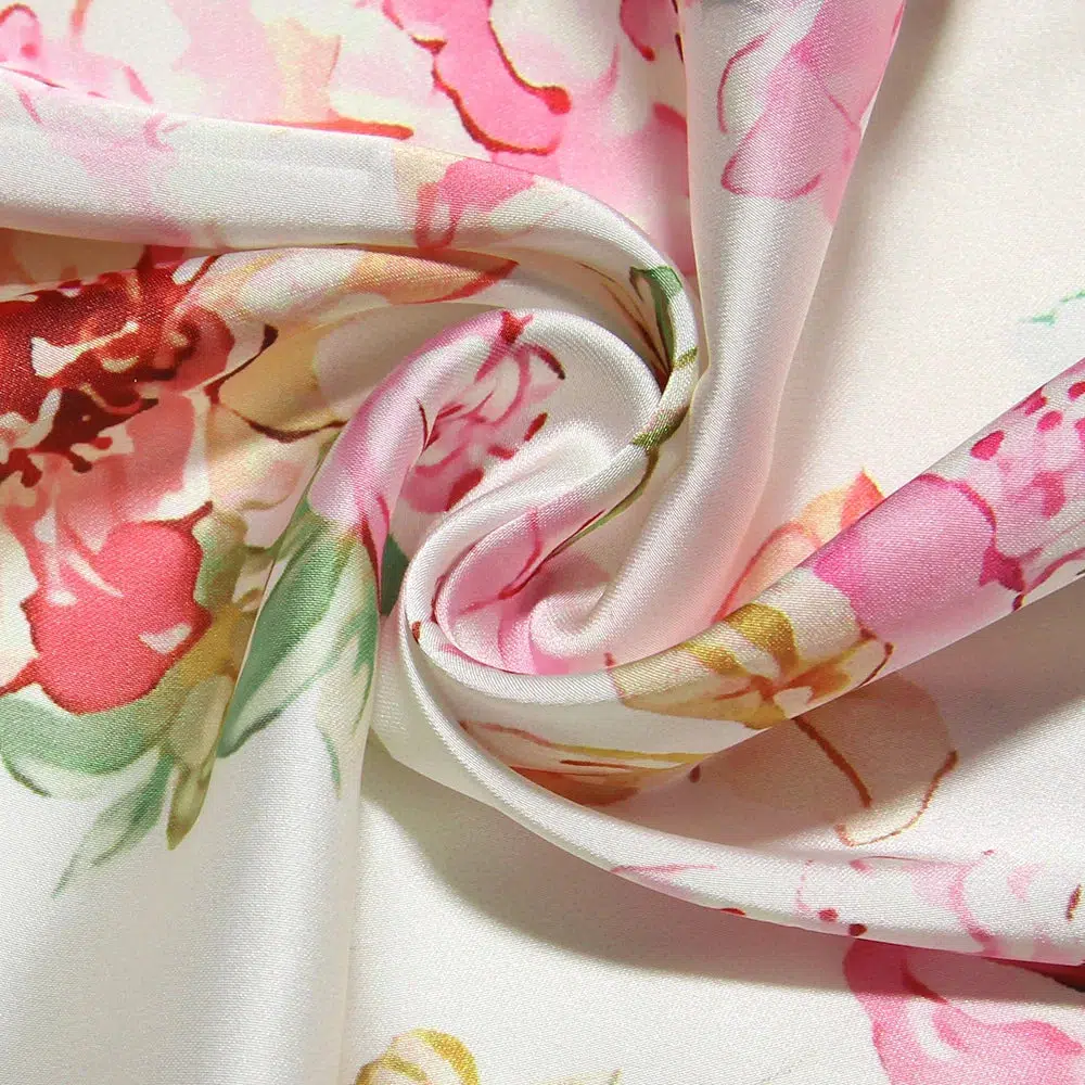 Satin Floral Pencil Maxi Dress - Image 6