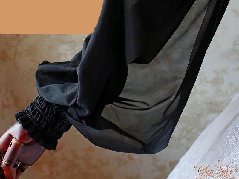 Long Puff Sleeve Lolita Blouse - Image 9
