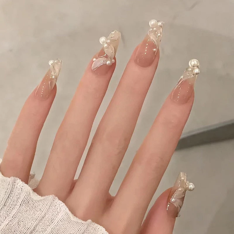 Short Angelic Press On Nails - Image 58