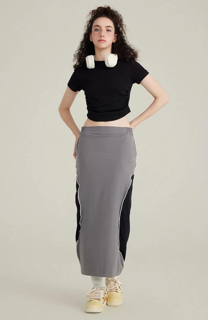 Side Ruched Crop Top - Image 4