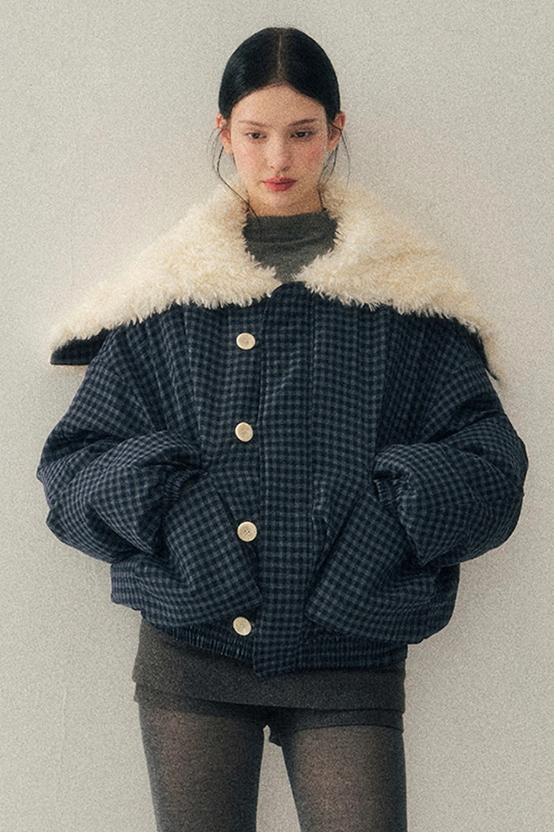 Silent Blue Lamb Mode Jacket