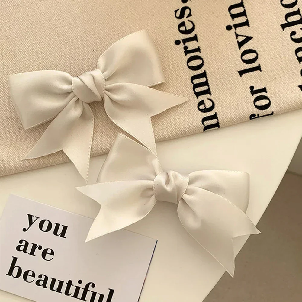 Silk Ribbon Bow Hair Clips - Image 17