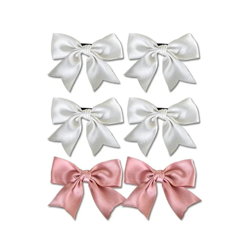 Silk Ribbon Bow Hair Clips - Image 9
