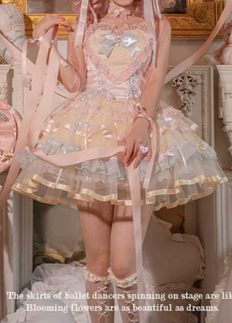 Silk Satin Ballet Lolita Dress - Image 13