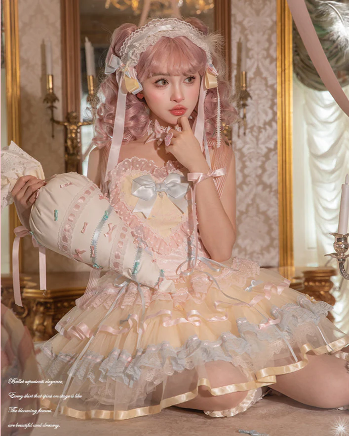 Silk Satin Ballet Lolita Dress - Image 2