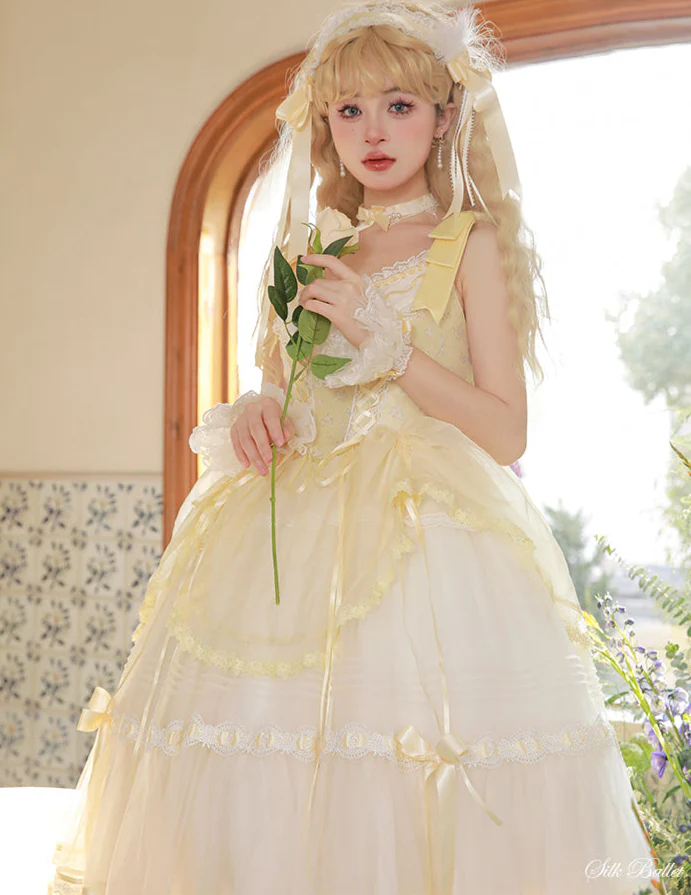 Silk Satin Ballet Lolita Dress - Image 9