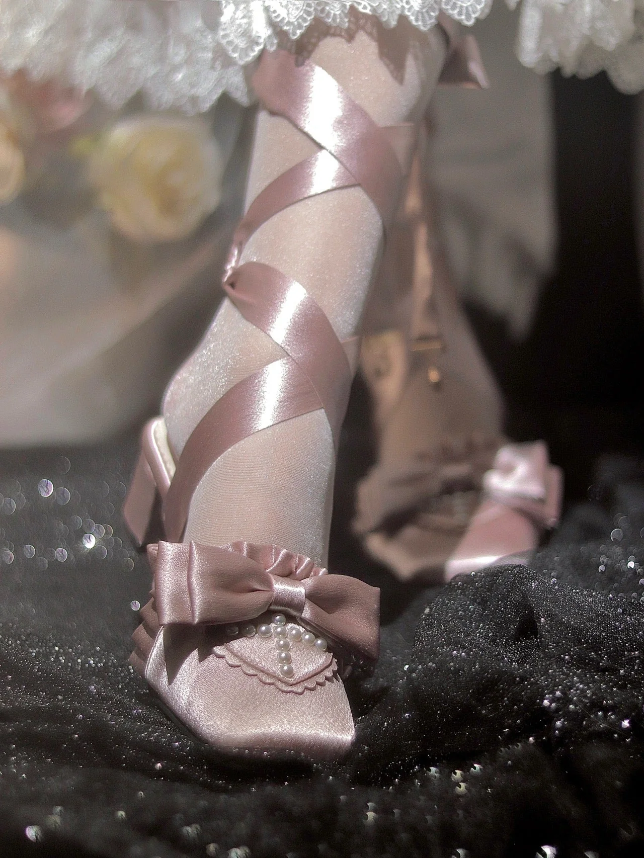 Siren Melody Lace-Up Mules - Image 39