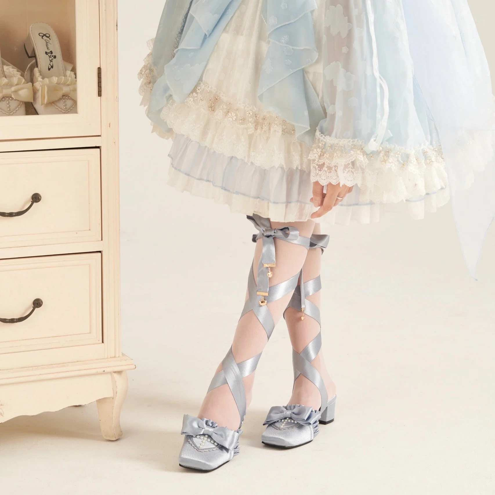 Siren Melody Lace-Up Mules - Image 60