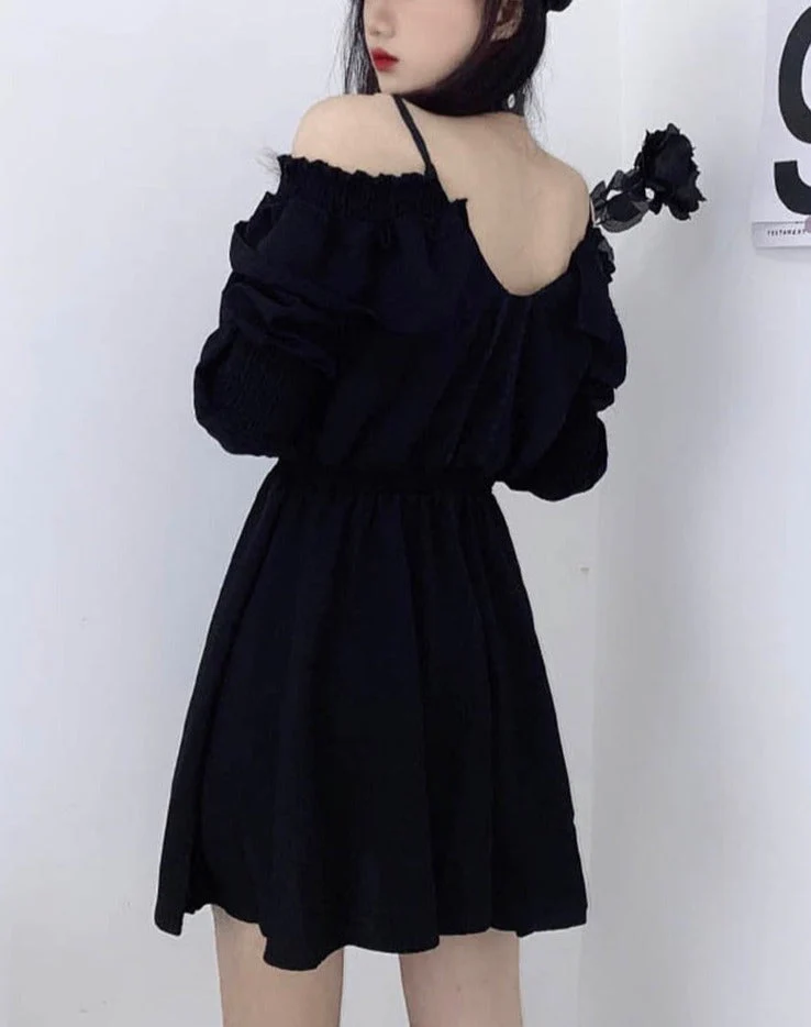 Slouchy Goth Dress - Image 6