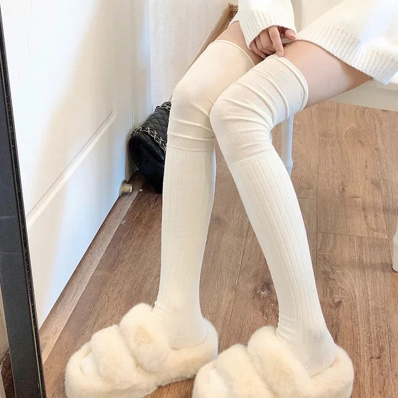 Slouchy Thigh High Socks - Image 5