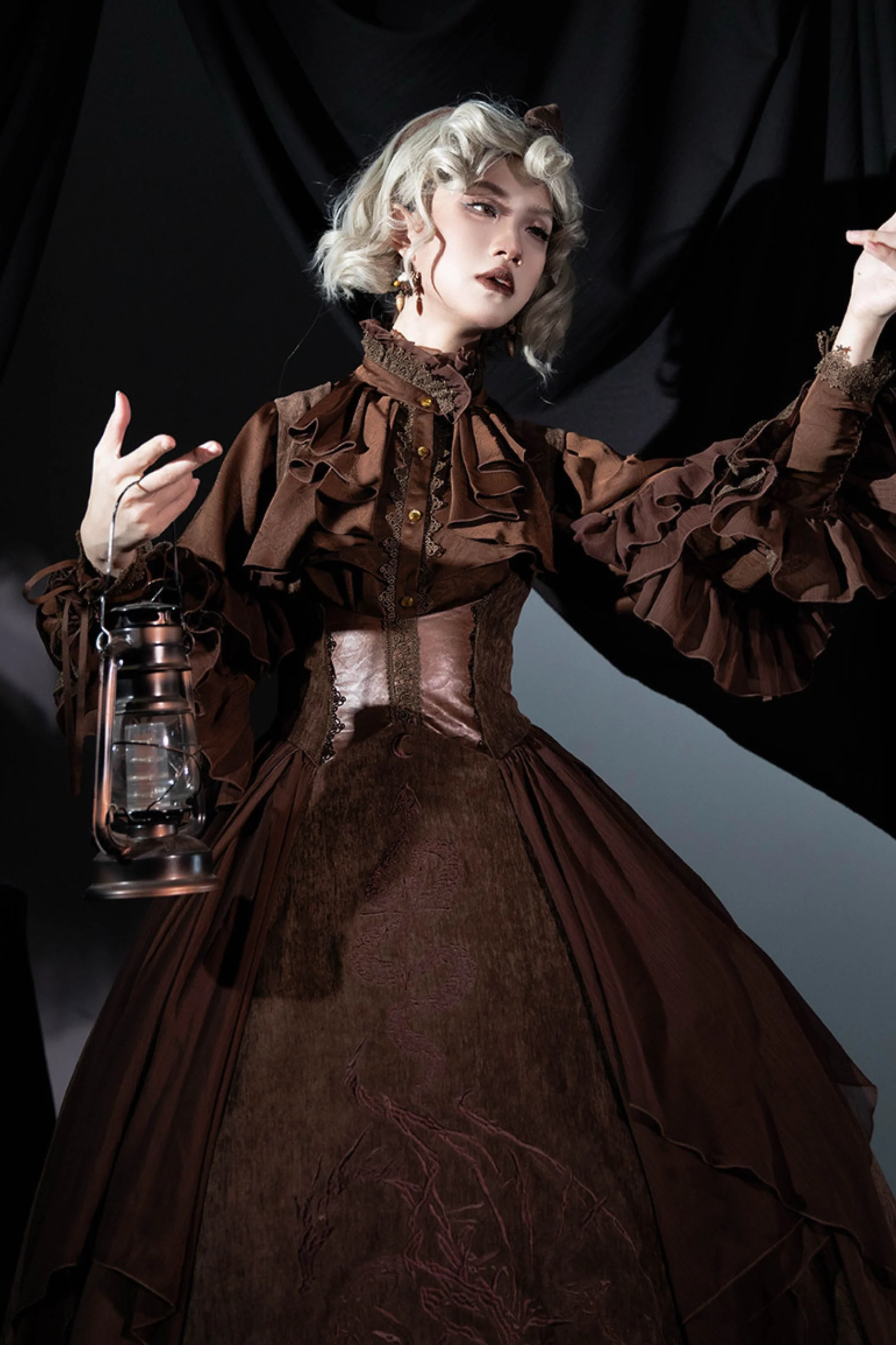 Snake Moon Night Lolita Jumper Skirt - Image 14
