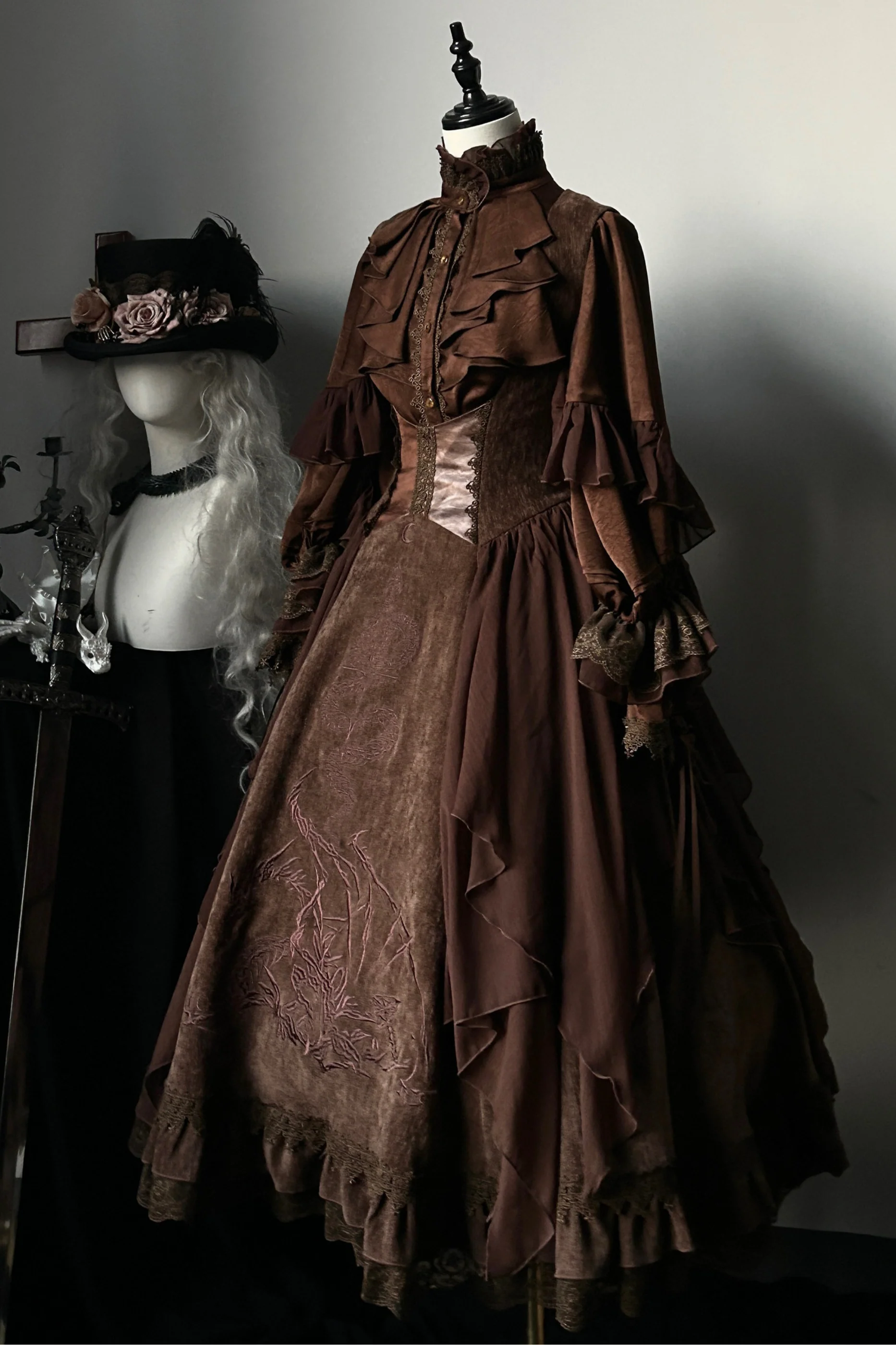 Snake Moon Night Lolita Jumper Skirt - Image 21
