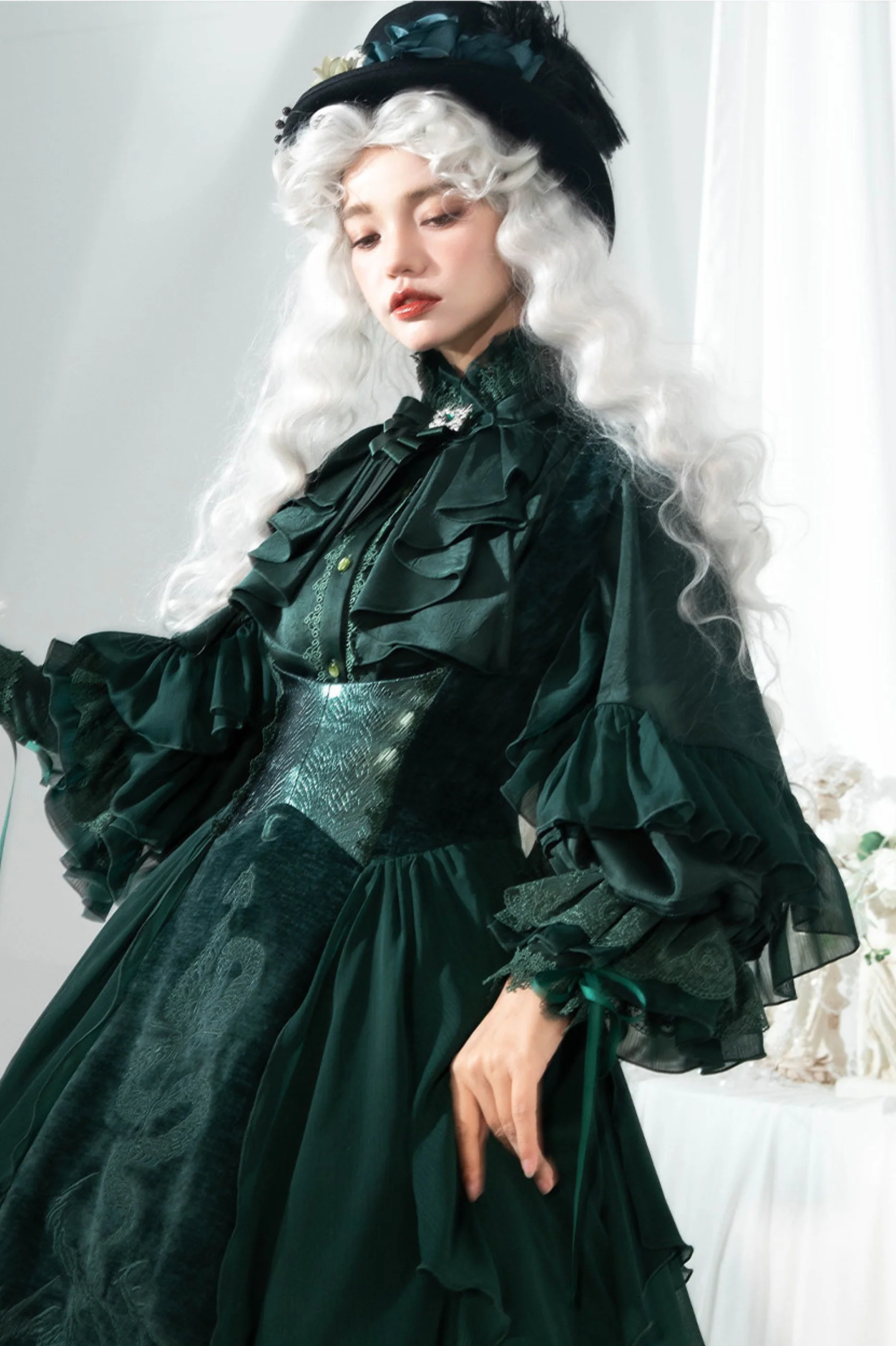 Snake Moon Night Lolita Jumper Skirt - Image 19