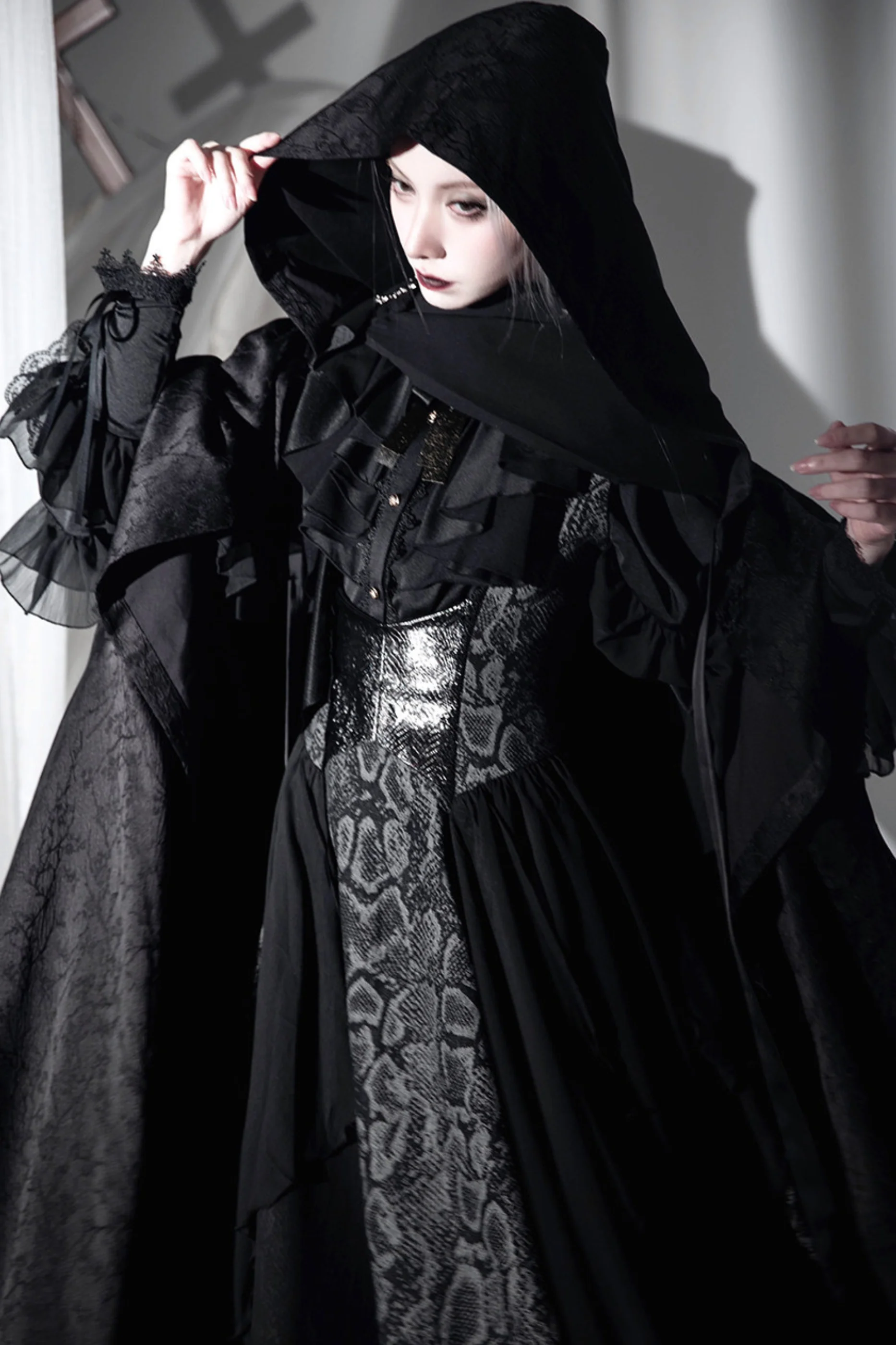 Snake Moon Night Lolita Jumper Skirt - Image 5