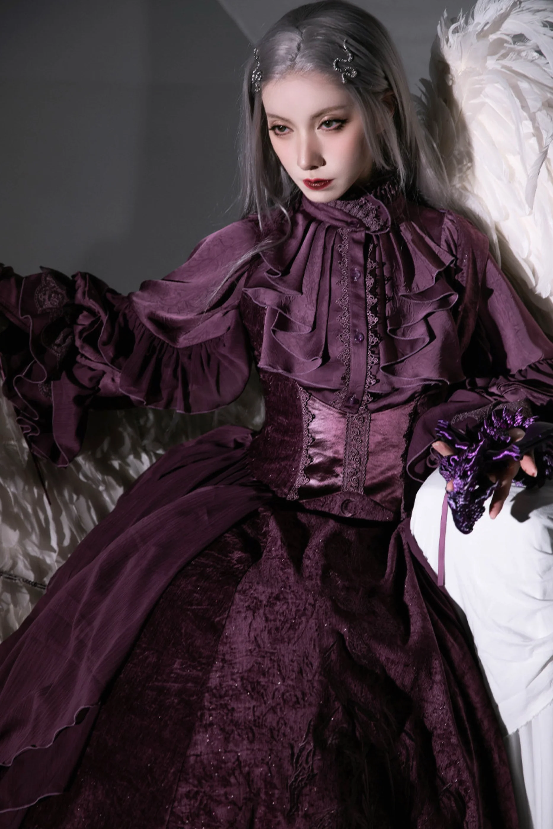 Snake Moon Night Lolita Jumper Skirt - Image 7