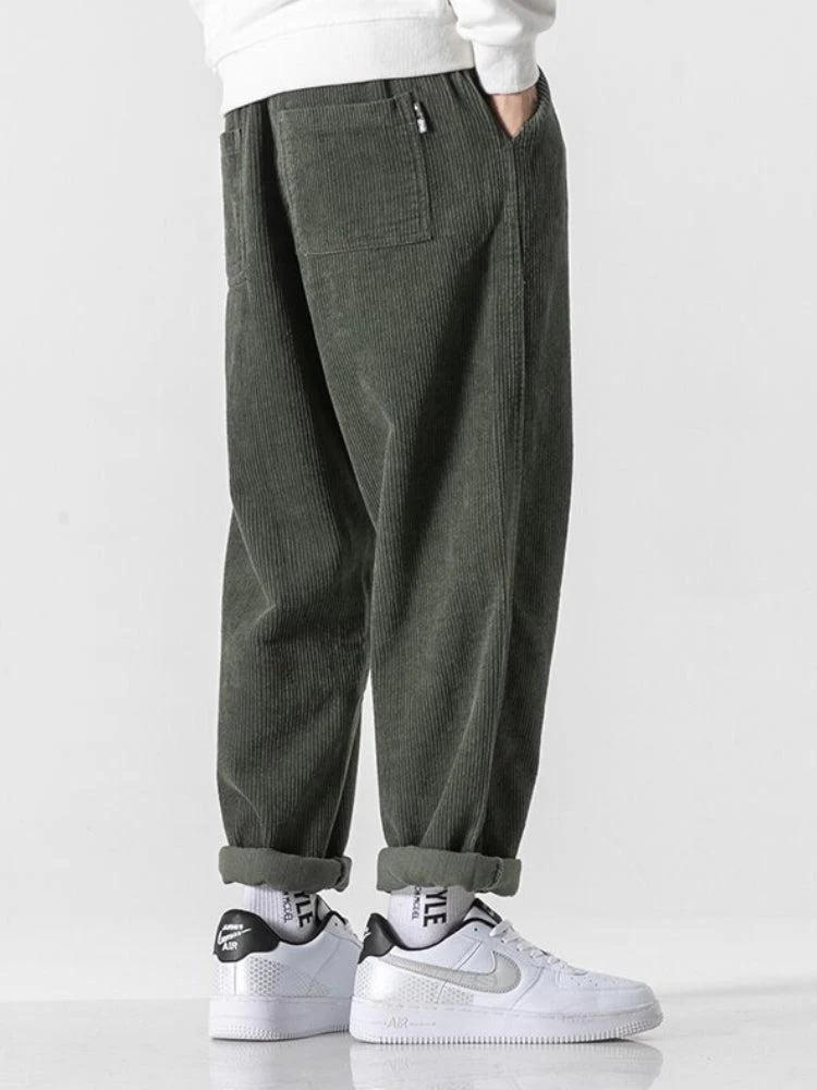 Soft Boy Corduroy Jogger Pants - Image 3