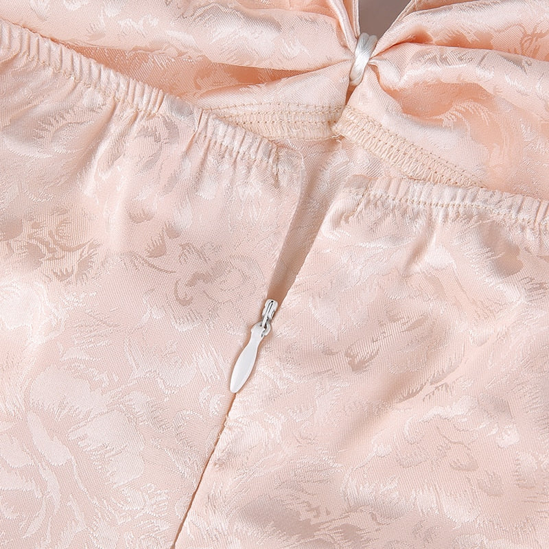 Soft Girl Aesthetic Silky Camisole Mini Dress - Image 10