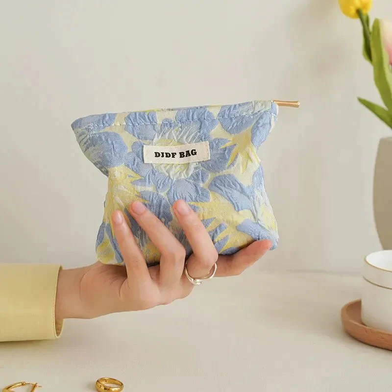 Soft Girl Floral Mini Makeup Bag - Image 6
