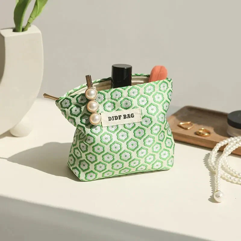 Soft Girl Floral Mini Makeup Bag - Image 8