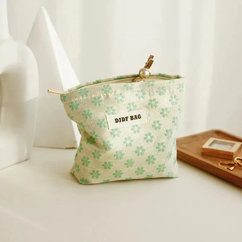 Soft Girl Floral Mini Makeup Bag - Image 9