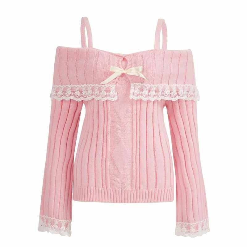 Soft Girl Knitted Winter Sweater - Image 3