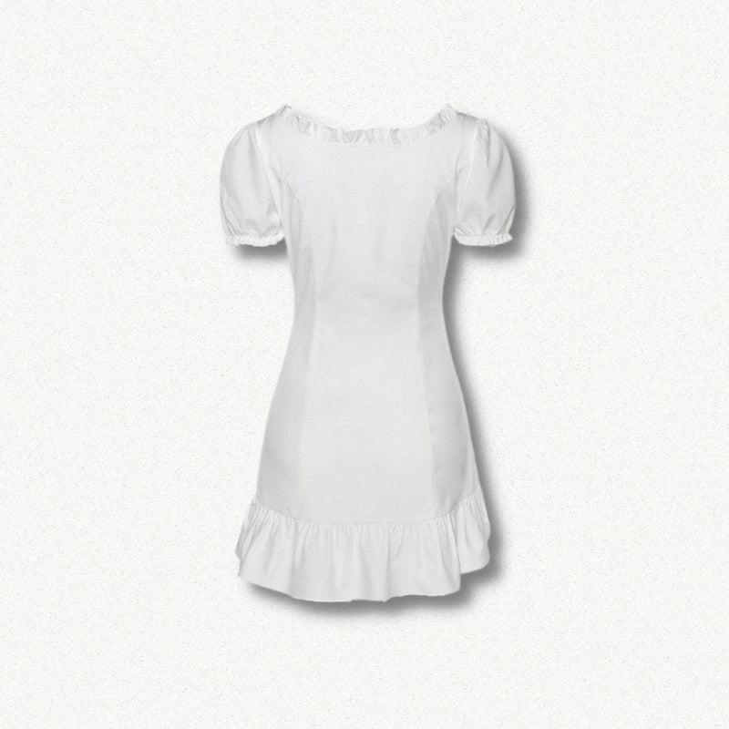 Soft Girl Lace Up Mini Dress - Image 6