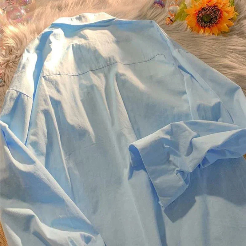 Soft Girl Oil Painting Shirt - Image 4