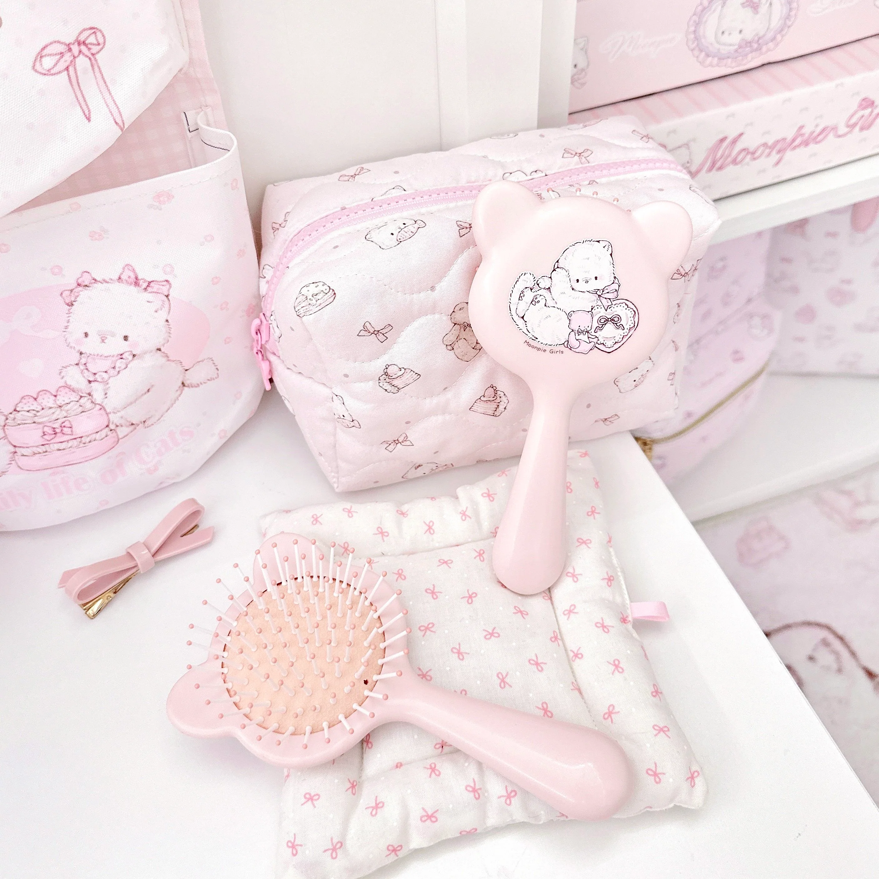 soft girl pink hair styling comb - Image 3