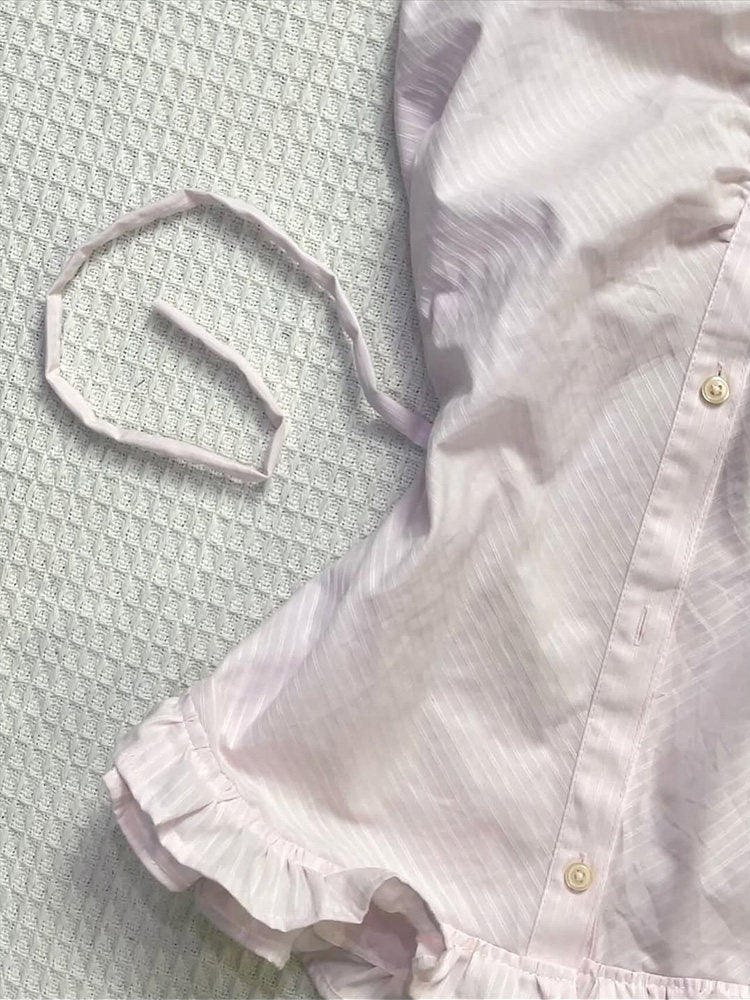 soft girl pink halter-neck top - Image 3