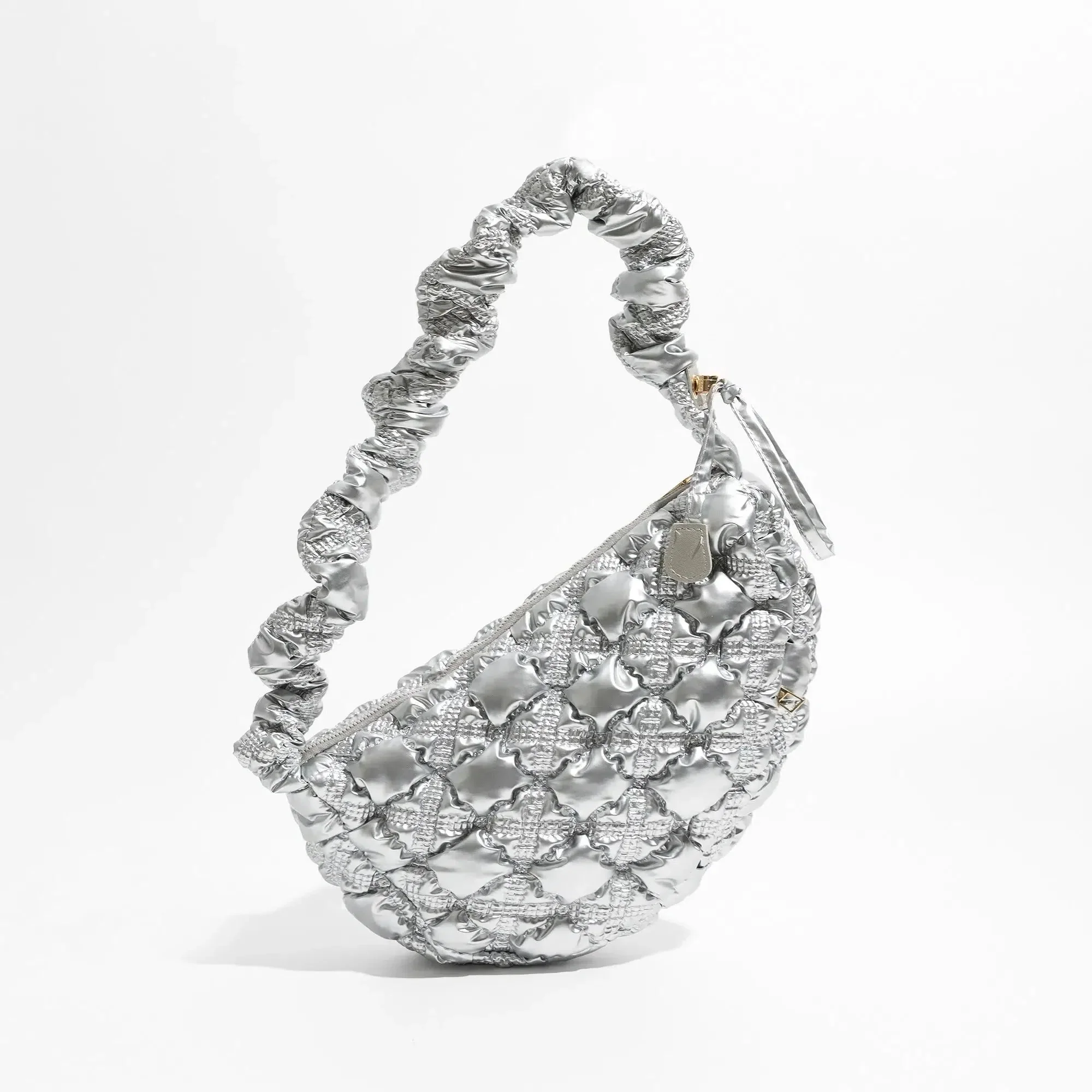 Soft Girl Quilted Bubble Shoulder Bag - Image 9