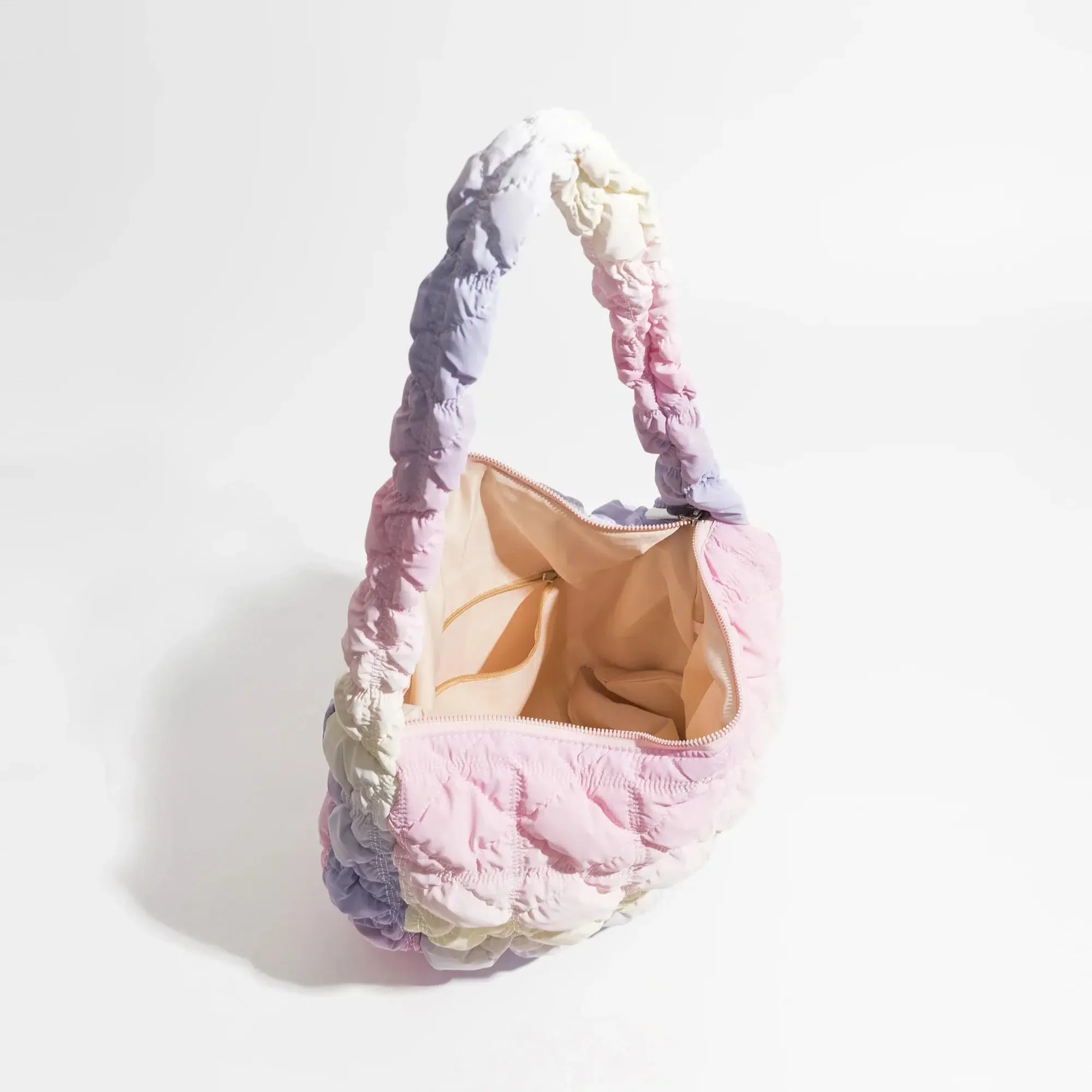 Soft Girl Rainbow Quilted Bag - Image 2