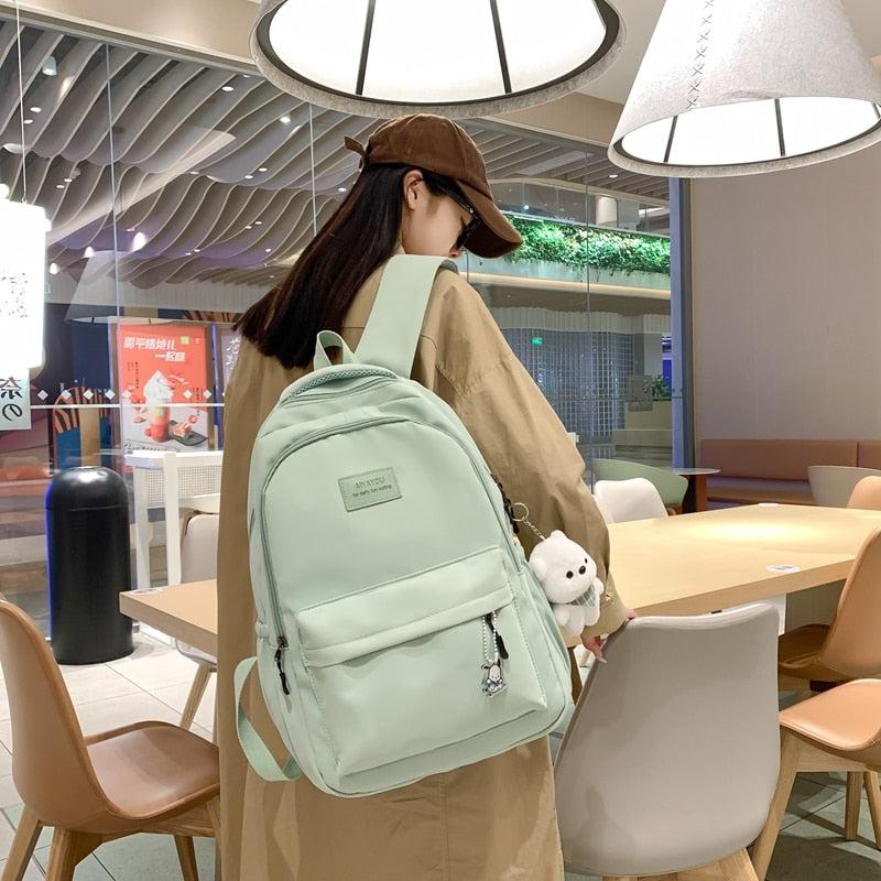 Soft Girl Waterproof School Backpack - Image 2
