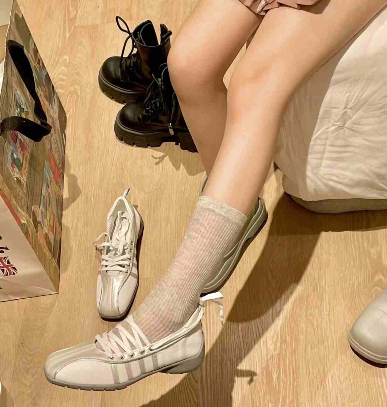 Soft Leather Ballet Shoes - Image 5
