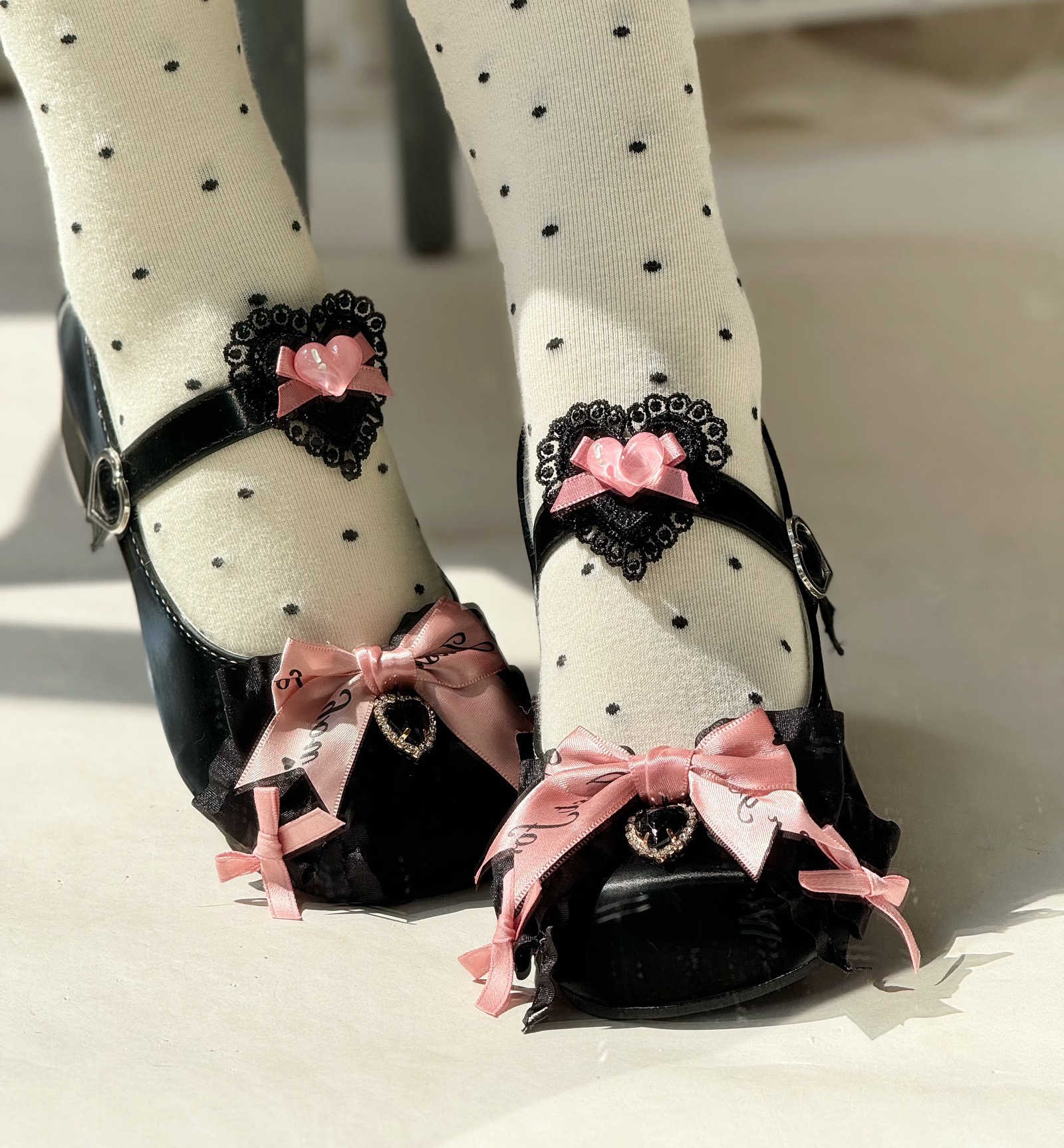 Spade Bomb Lolita Shoes - Image 3